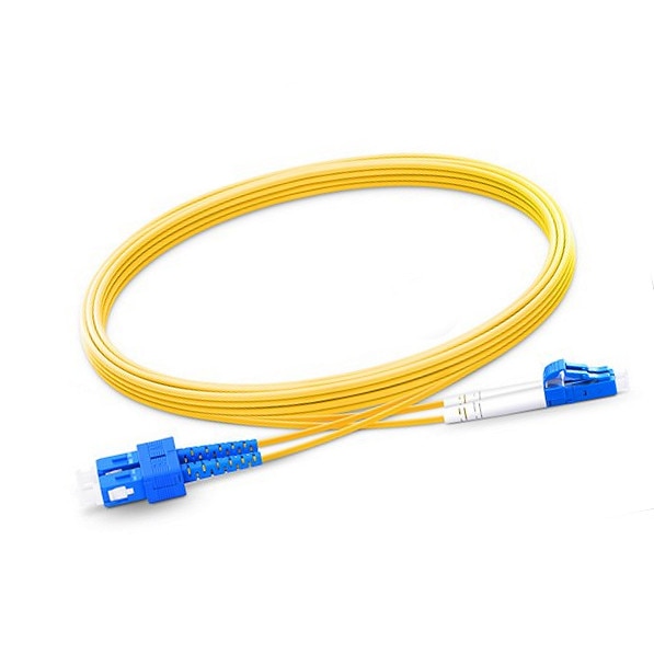 Cablu Fibra Optica 15m Single Mode Duplex LC UPC To SC UPC 9 125