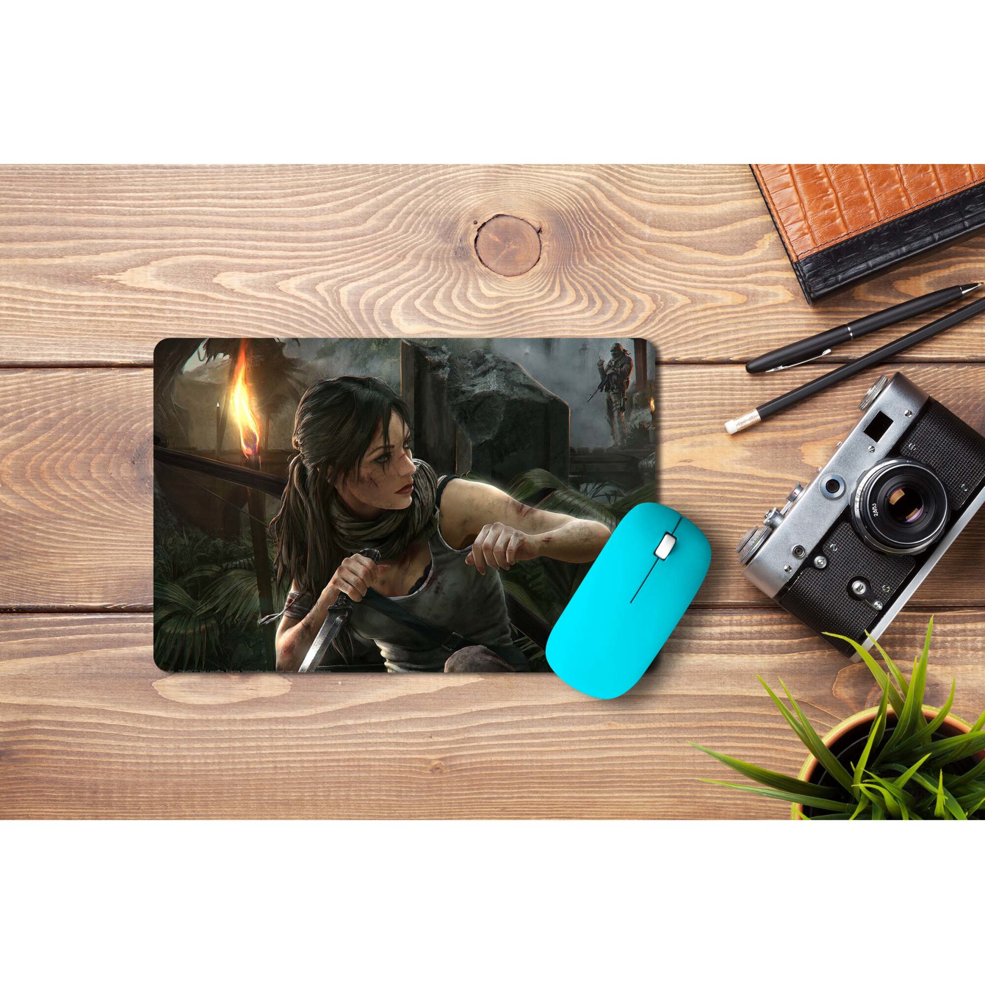 Mouse Pad Game Tomb Raider Fan Art X X Cm Emag Ro