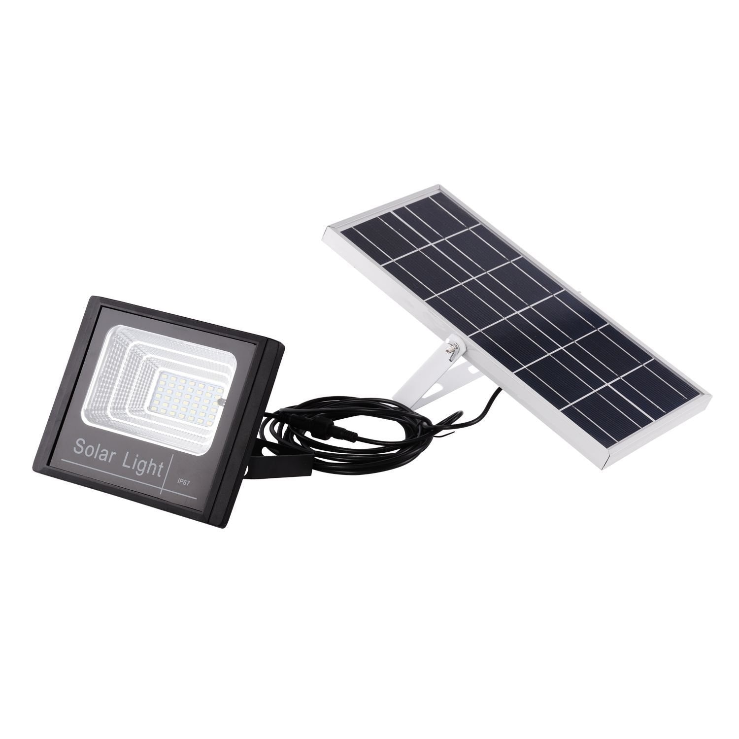 Proiector W Led Smd Panou Solar Si Telecomanda Emag Ro