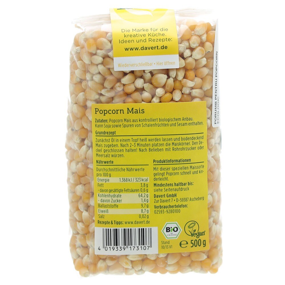 Porumb Pentru Popcorn Bio 500g EMAG Ro