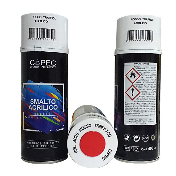 Spray Acrilic Ml Rosu Trafic Ral Emag Ro