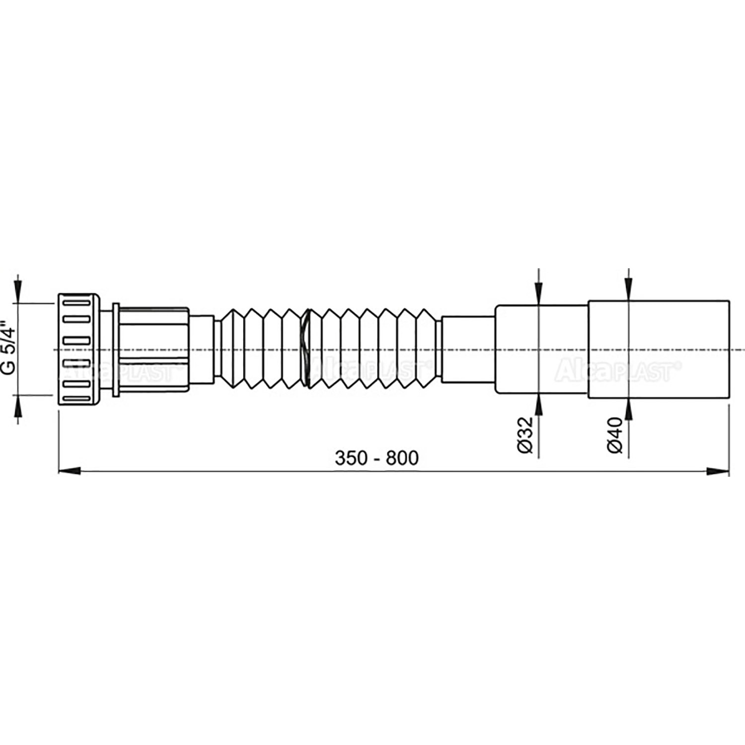 Racord Flexibil Alcaplast A Cu Piulita Din Plastic Emag Ro