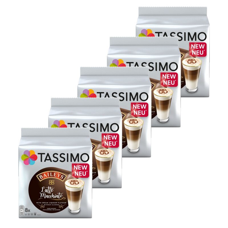 Set X Capsule Jacobs Tassimo Baileys Latte Macchiato Capsule