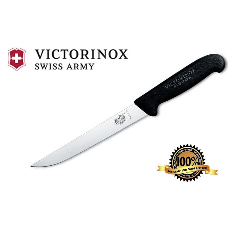 Cutit Pentru Carne Victorinox Maner Fibrox Lama Cm Negru Emag Ro