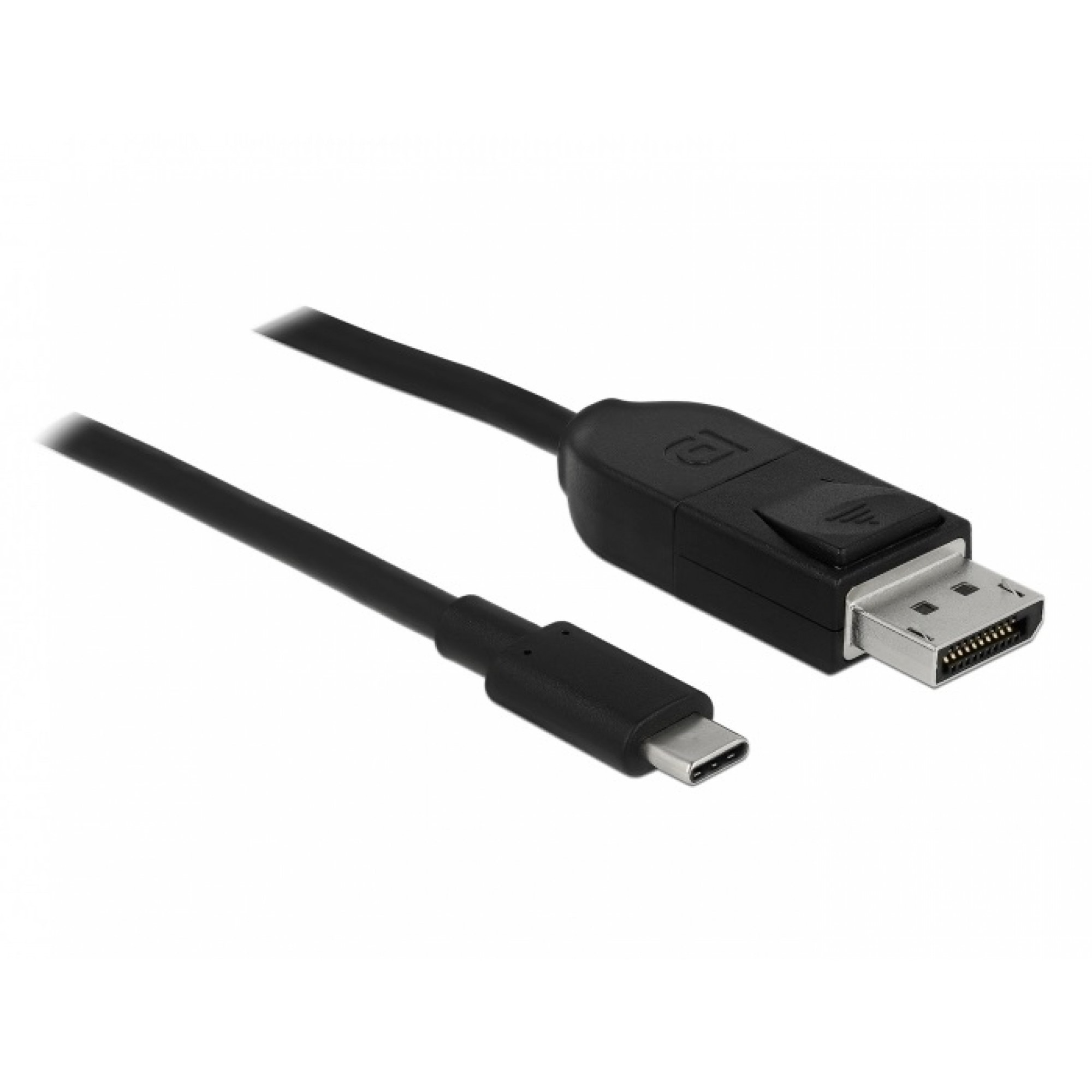 Cablu Bidirectional USB C La Displayport DP Alt Mode 8K60Hz 1m Negru