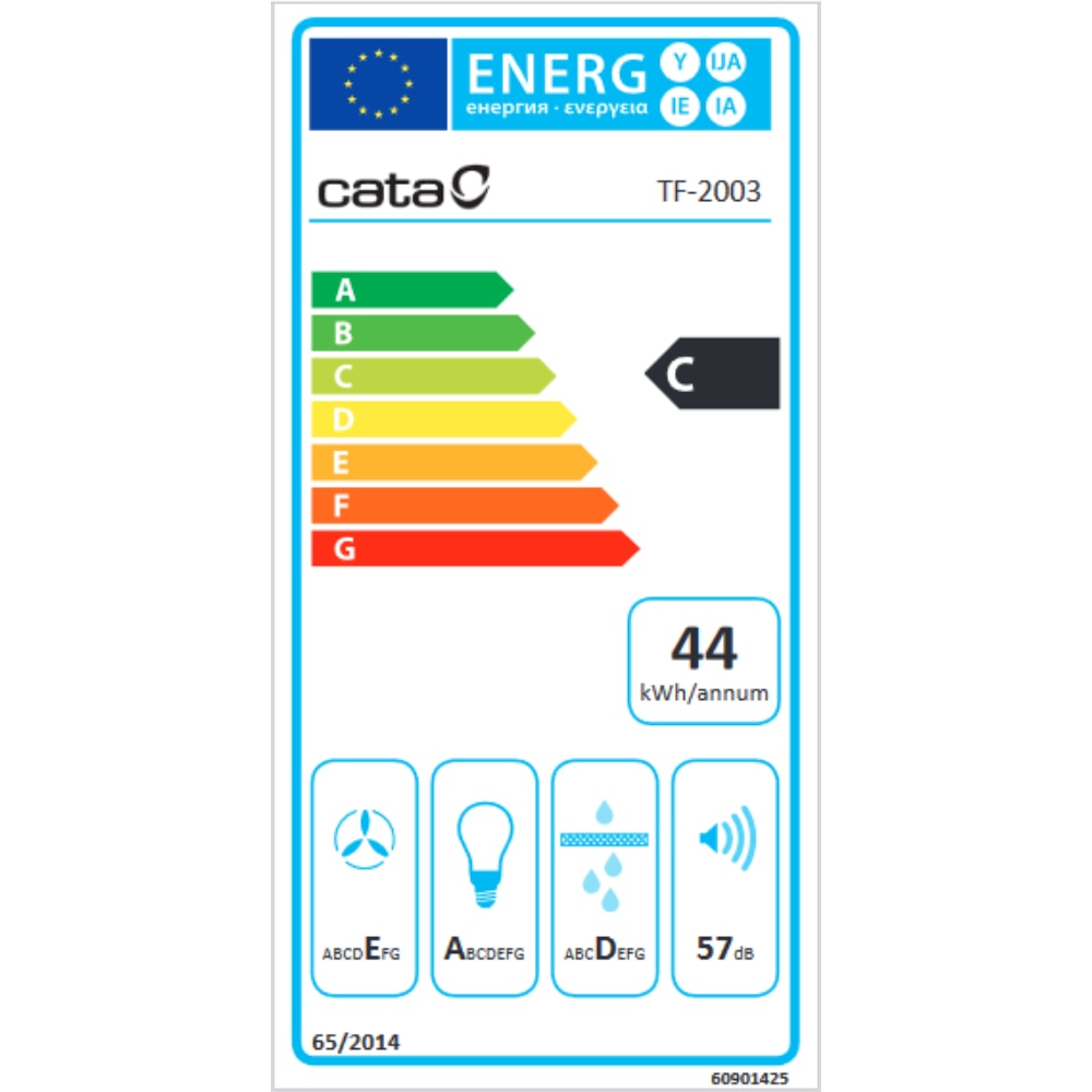 CATA Beépíthető Teleszkópos Páraelszívó TF 2003 60 D Led Duralum eMAG hu