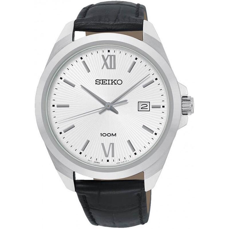 Ceas Barbatesc Seiko Sur P Quartz Argintiu Emag Ro