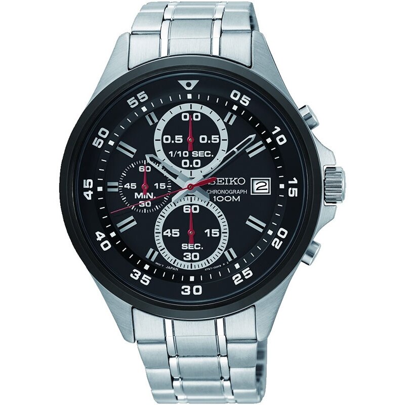 Ceas Barbatesc Seiko Sks P Quartz Argintiu Emag Ro