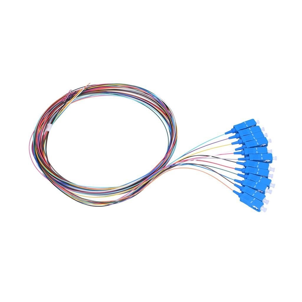 EXTRALINK 12 COLOURS PIGTAILS SC UPC G657A EMAG Ro