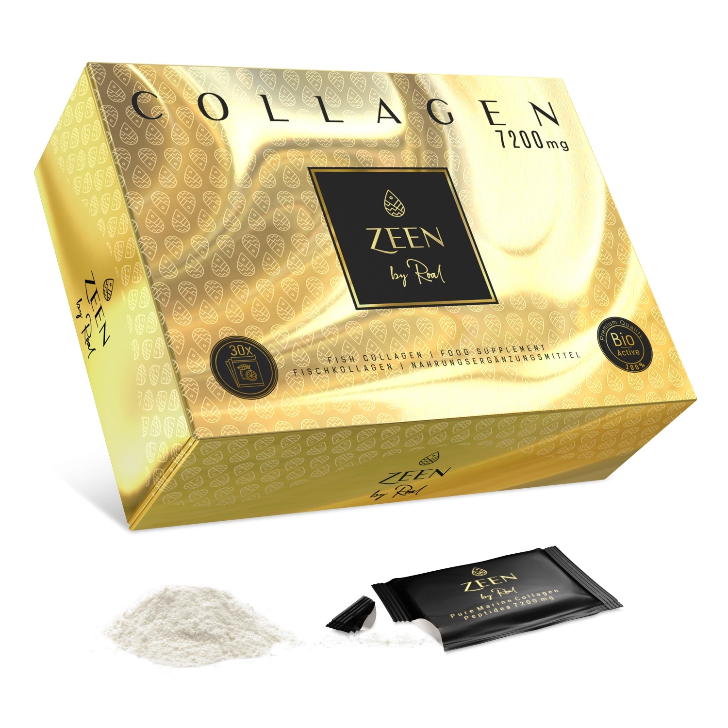 Supliment Alimentar Zeen Collagen Cu Vitamina C Acid Hialuronic Si