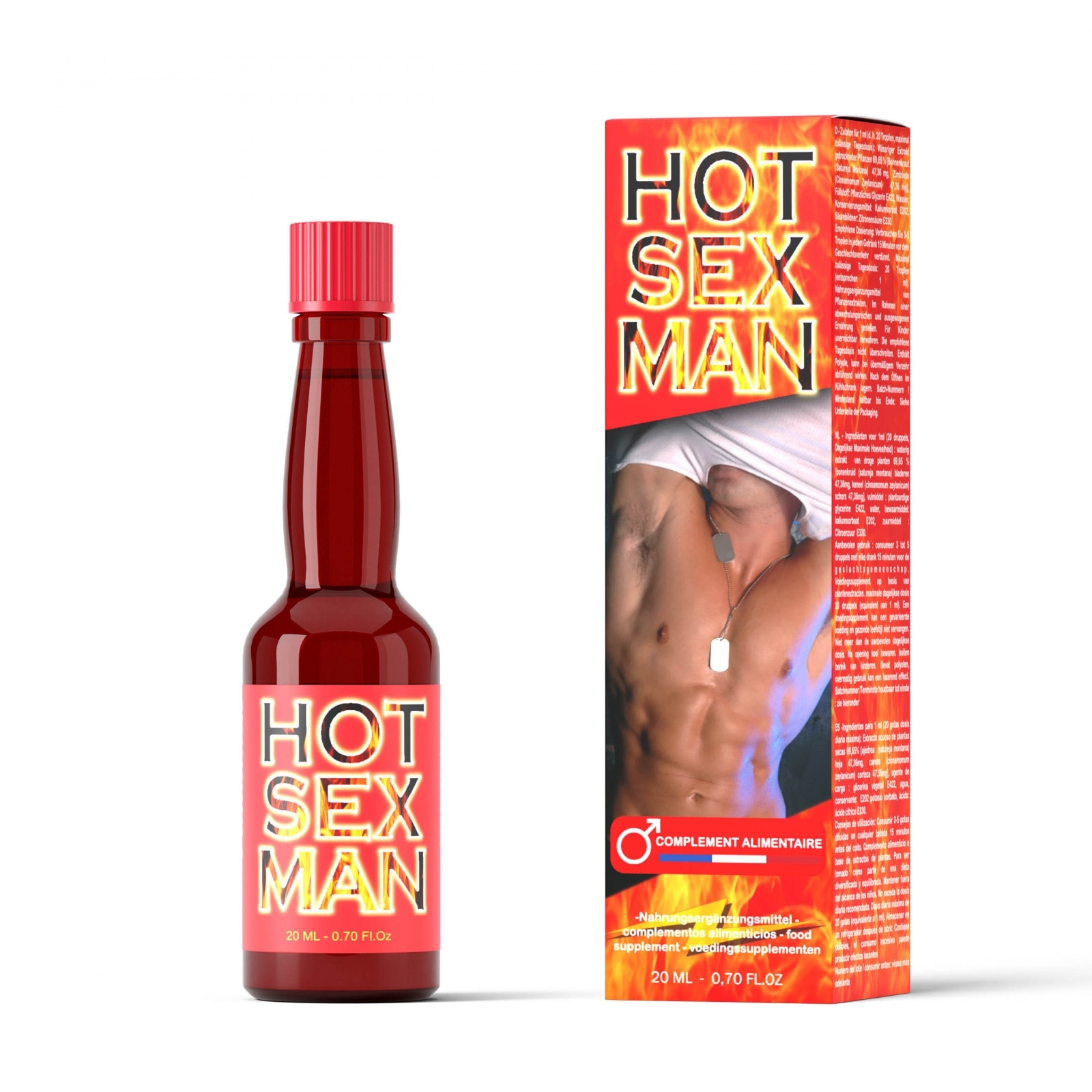 Picaturi Afrodisiace Barbati HOT SEX 20 Ml EMAG Ro