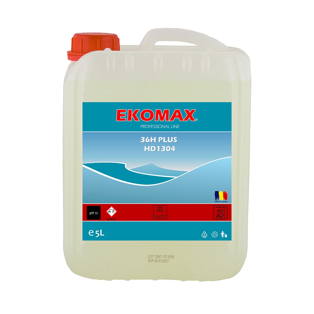 Detergent Profesional Pe Baza De Clor 36H 5L Ekomax EMAG Ro