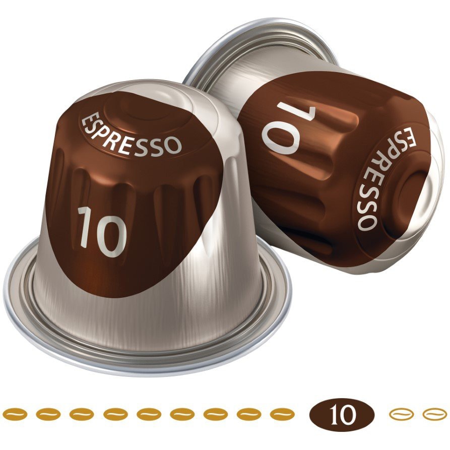 Кафе капсули Jacobs Espresso Intenso Интензитет 10 10 напитки х 40 мл