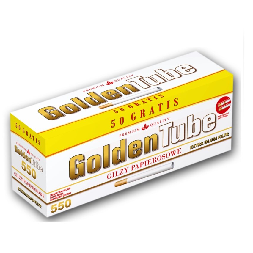 Set Tuburi Tigari Pentru Injectat Tutun Goldentube White Extra