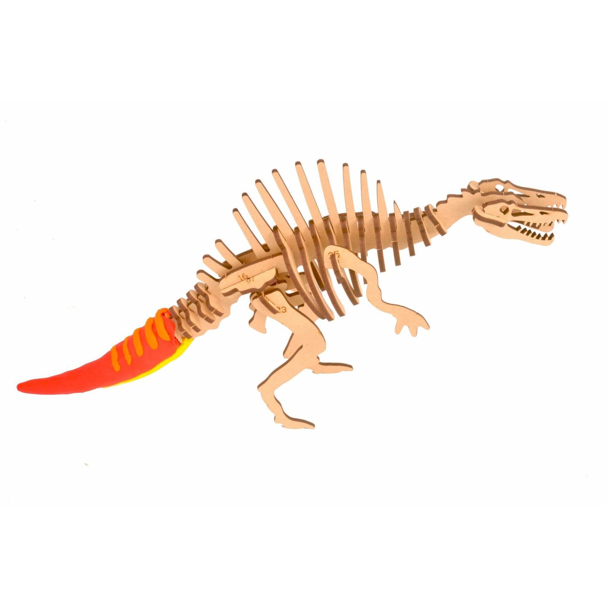 Kit Constructie Lemn Si Argila Spinosaurus Fiesta Crafts EMAG Ro