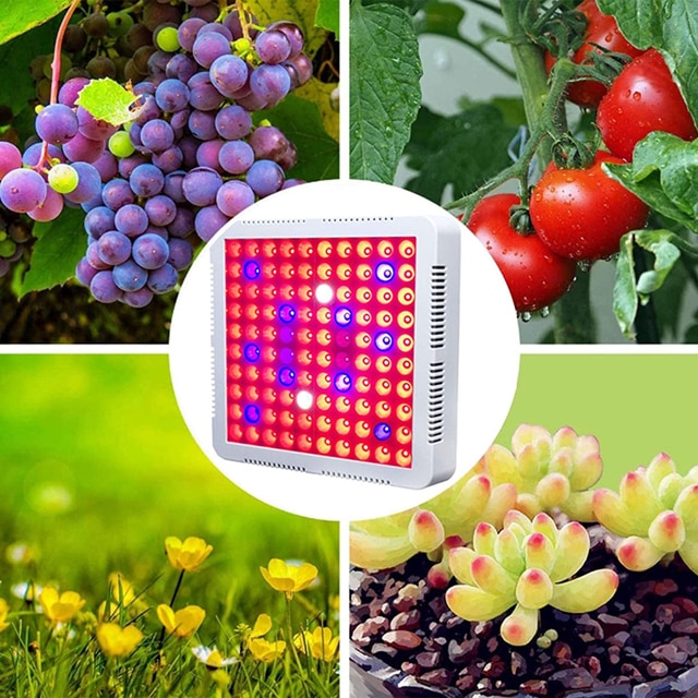 Lampa Pentru Cresterea Plantelor Cu Spectru Complet 100 LED Uri UV Si