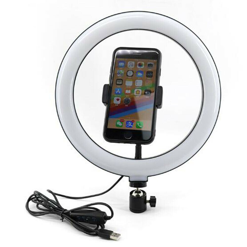 Lampa Circulara Ring Light LED SMD 3 Trepte Lumina Telecomanda Pe