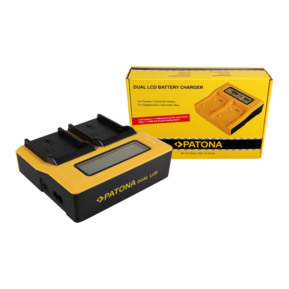 Incarcator Patona Dual Lcd Pentru Acumulator Pentax D Li Emag Ro