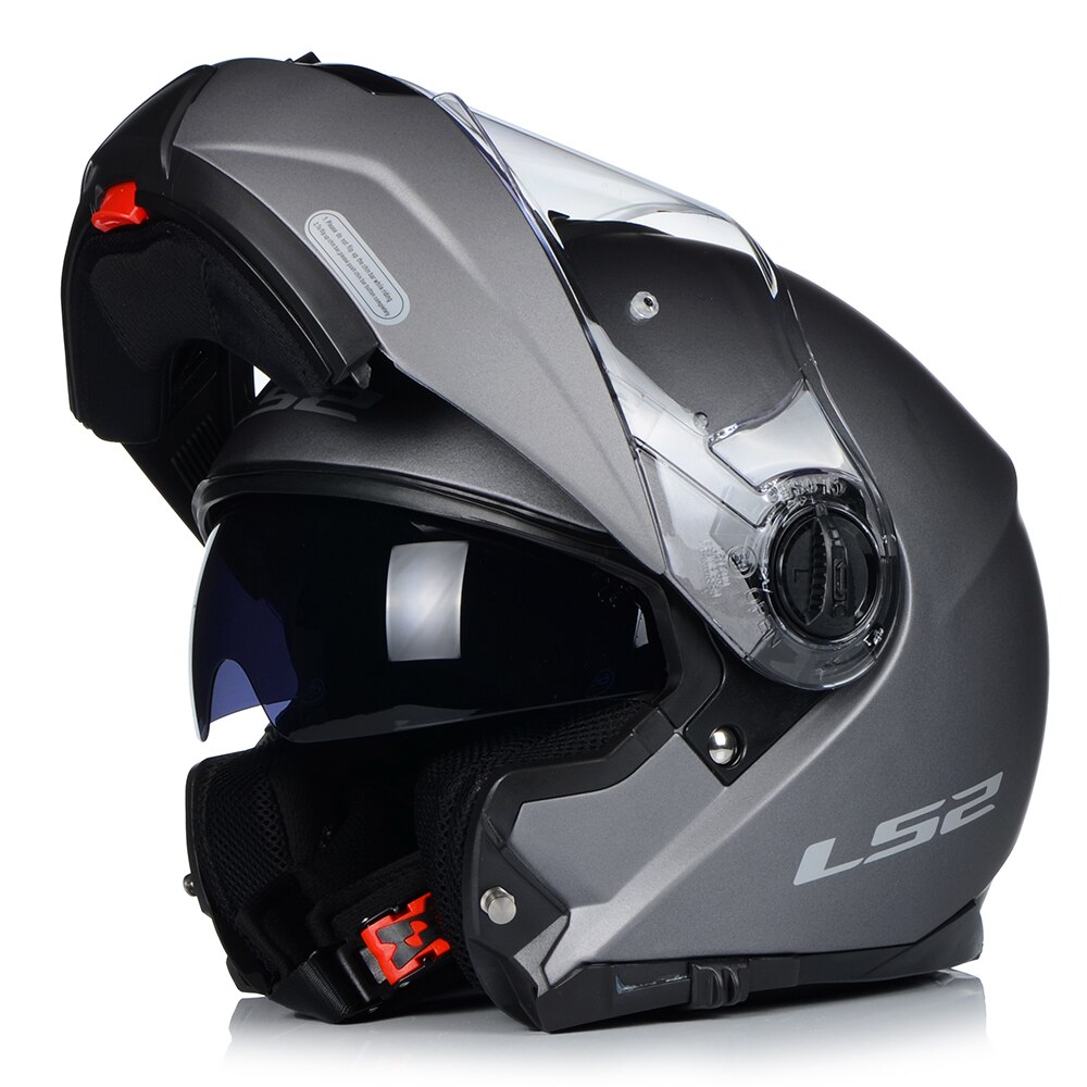 Casca Moto Ls Ff Protectie Uv Abs Gri S Cm Emag Ro