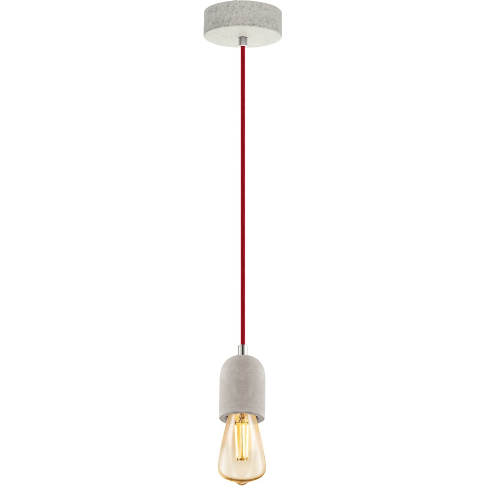 Pendul Vintage Eglo Yorth 32532 E27 60W IP20 11x200 Cm Gri EMAG Ro