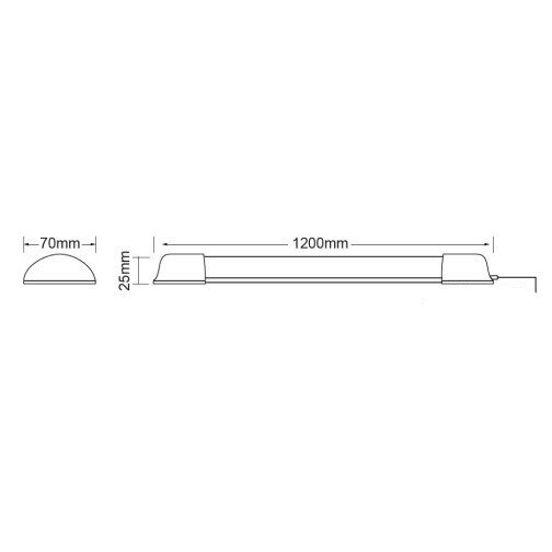 Corp De Iluminat Liniar ACA Lighting TIMS3640 LED 36W 2850lm 4000K