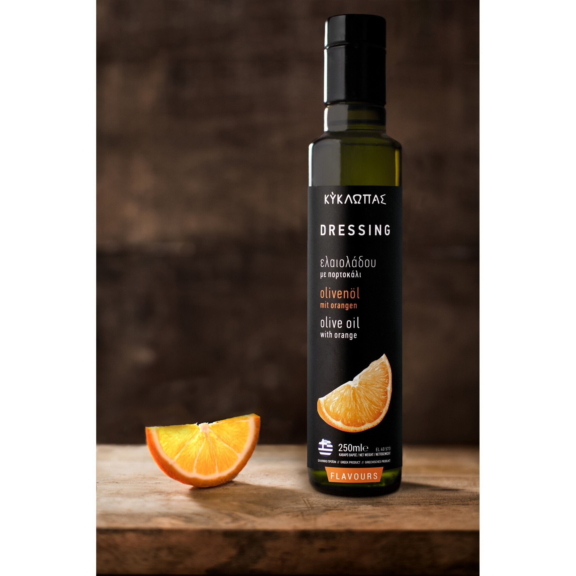 Ulei De Masline Extravirgin Aromatizat Cu Portocala 250 Ml Dressing