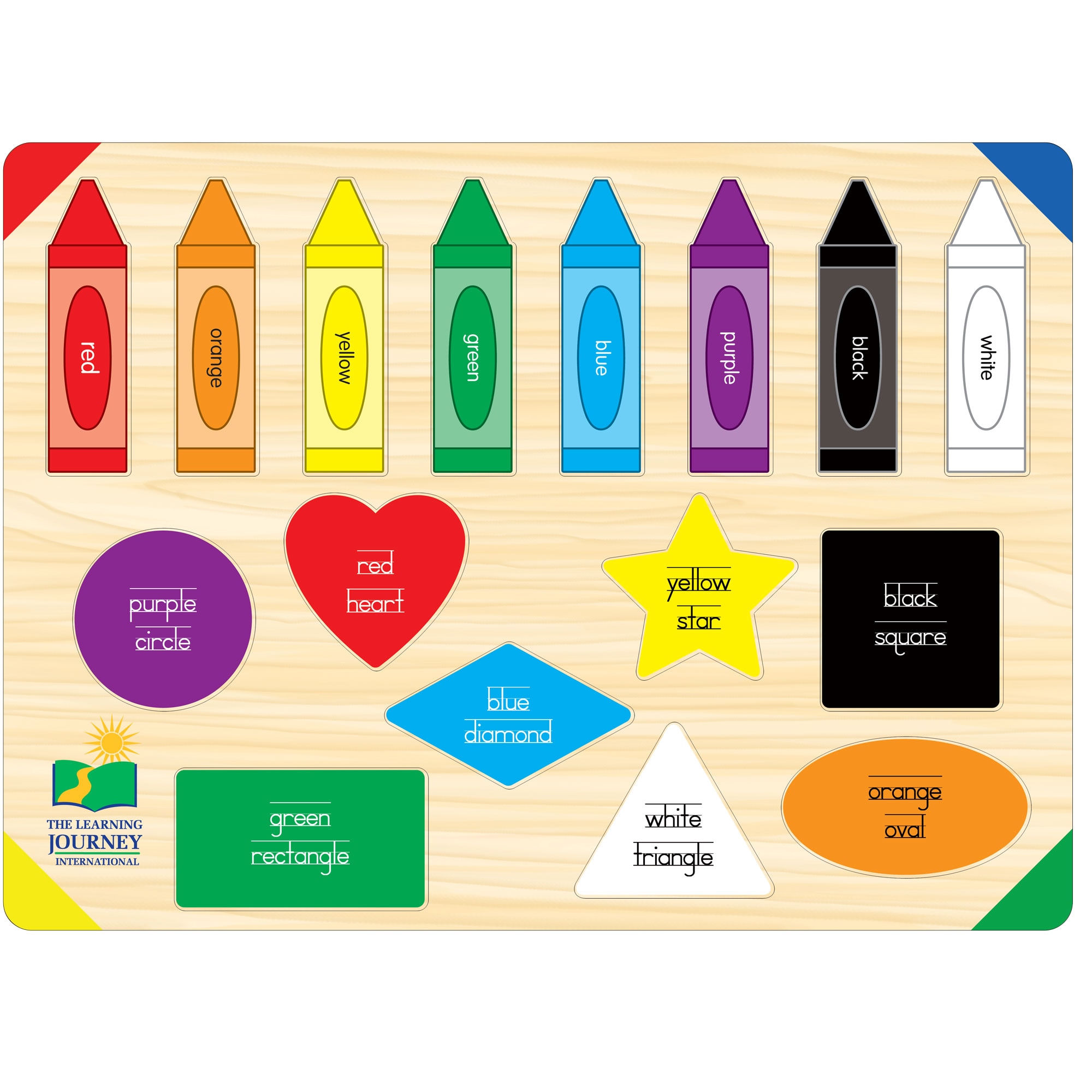 Puzzle The Learning Journey Lift Learn Sa Invatam Culorile Si