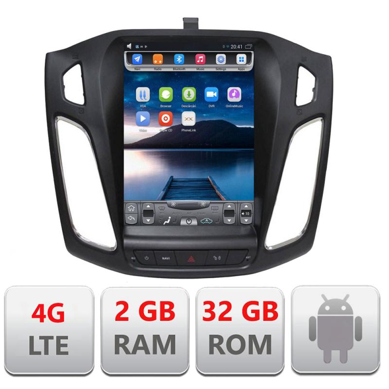 Navigatie Dedicata Ford Focus 2011 EDT T150 Cu Android GPS Bluetooth