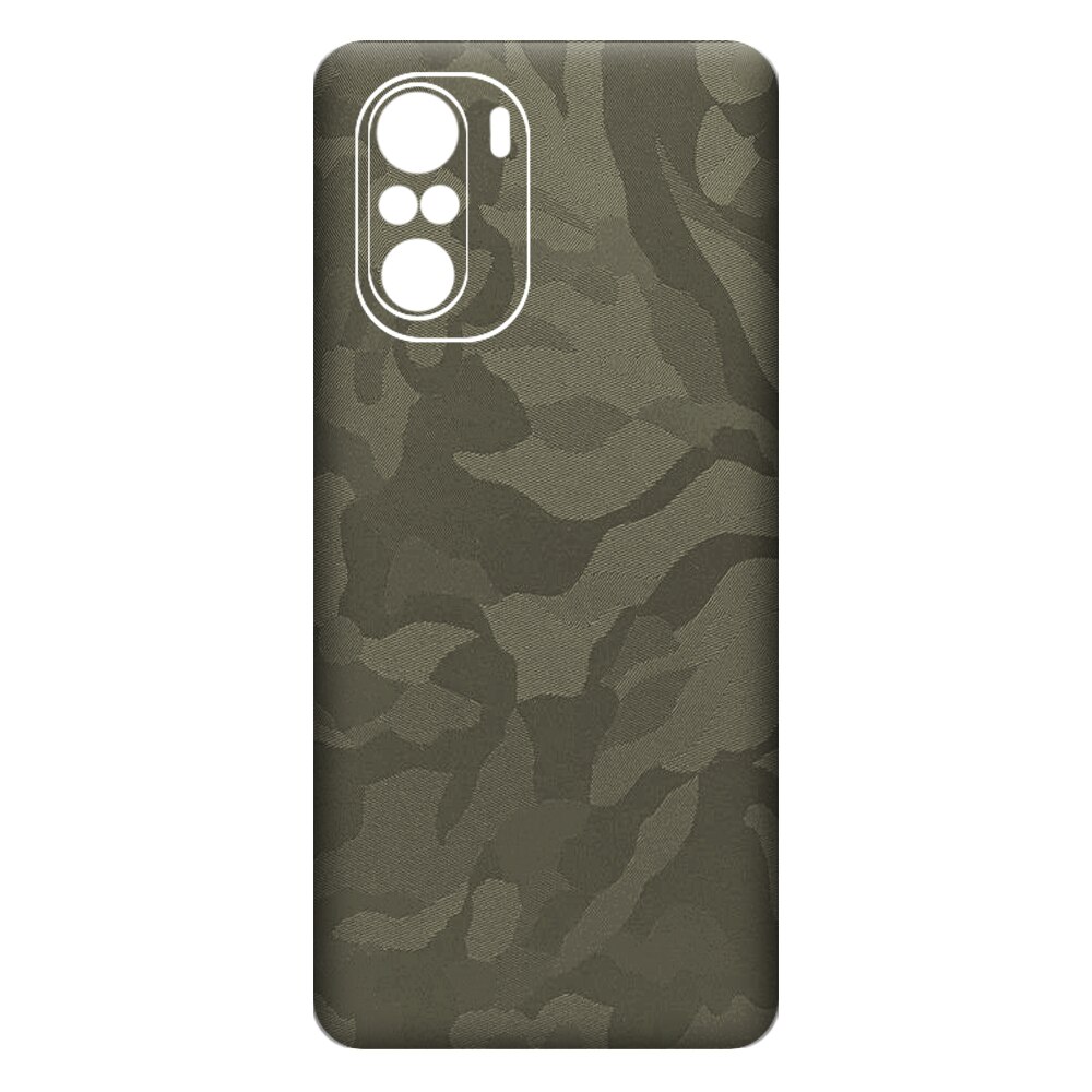 Folie Skin SILKASE Pentru Xiaomi Poco F3 Camo Verde Protectie Spate