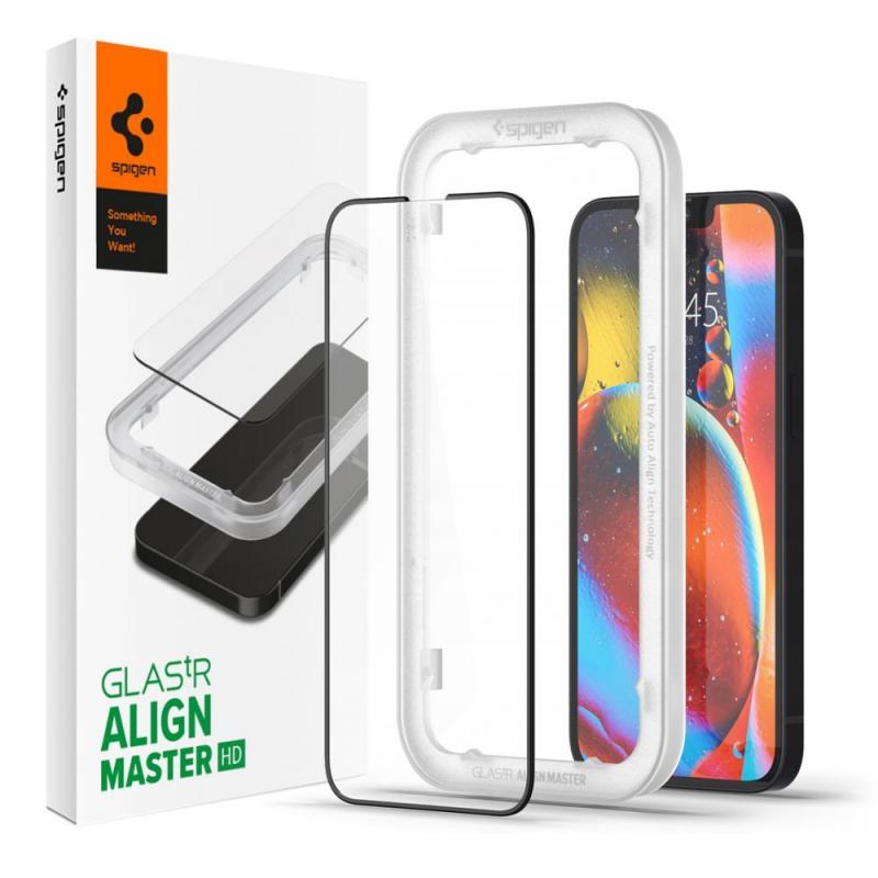 Folie Sticla Cu Sistem De Montare Case Friendly Spigen ALM Glass FC