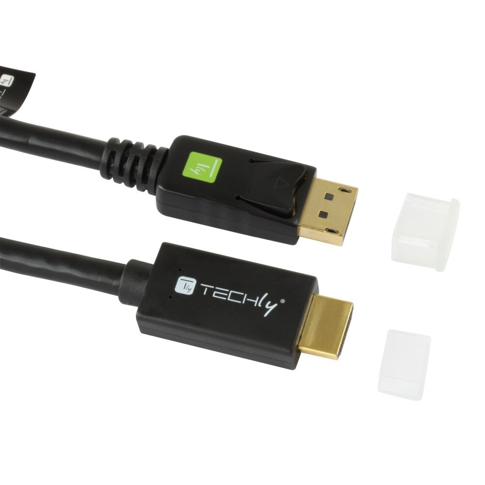 Cablu DisplayPort 1 2 Tata HDMI Tata 3M 4K Techly Negru ICOC DSP