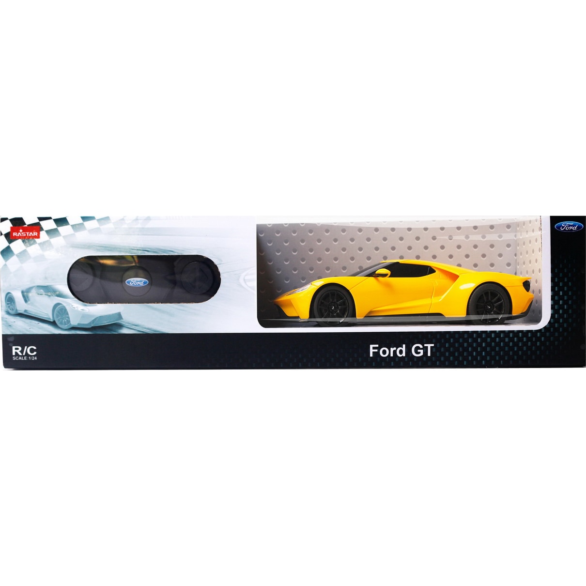 Masinuta Rastar RC Ford GT Galben 1 24 EMAG Ro