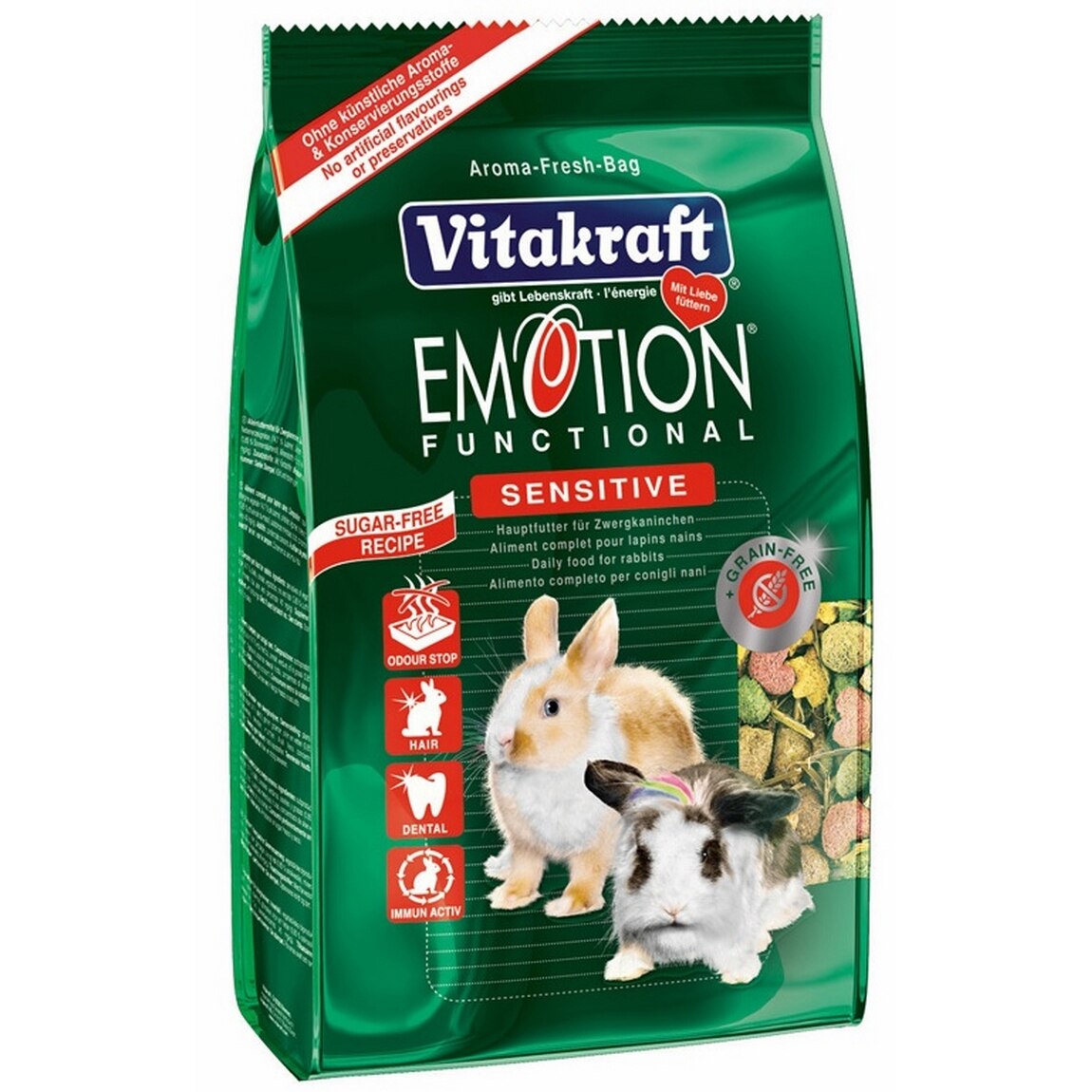 Meniu Vitakraft Emotion Sensitive Pentru Iepuri 600g EMAG Ro