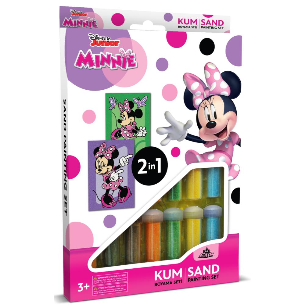 Set Creativ Pictura Cu Nisip Colorat Minnie Disney Planse X