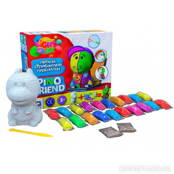 Set De Creatie Cu Argila Usoara Moon Light Clay Pino Friend ROKKI