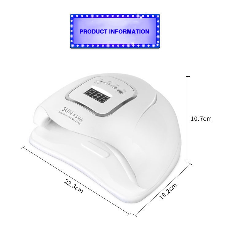 Lampa Manichiura Sun X Max Uv Led W Alb Emag Ro