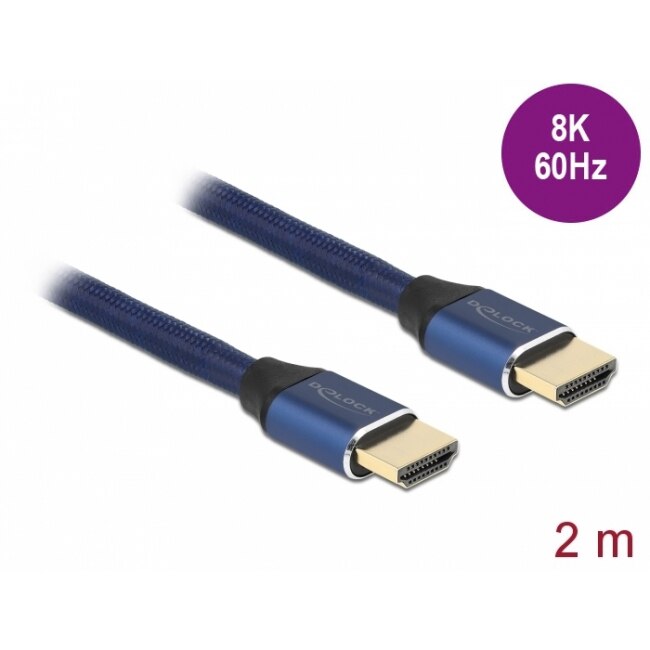 Cablu Delock Ultra High Speed Hdmi Gbps K Hz M Certificat