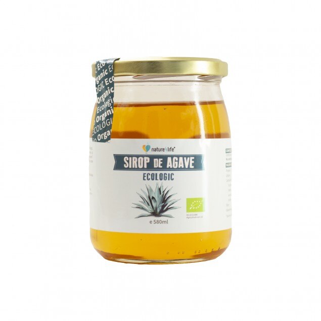 Sirop Agave Eco 580ml 650g Natura 4 LIFE EMAG Ro