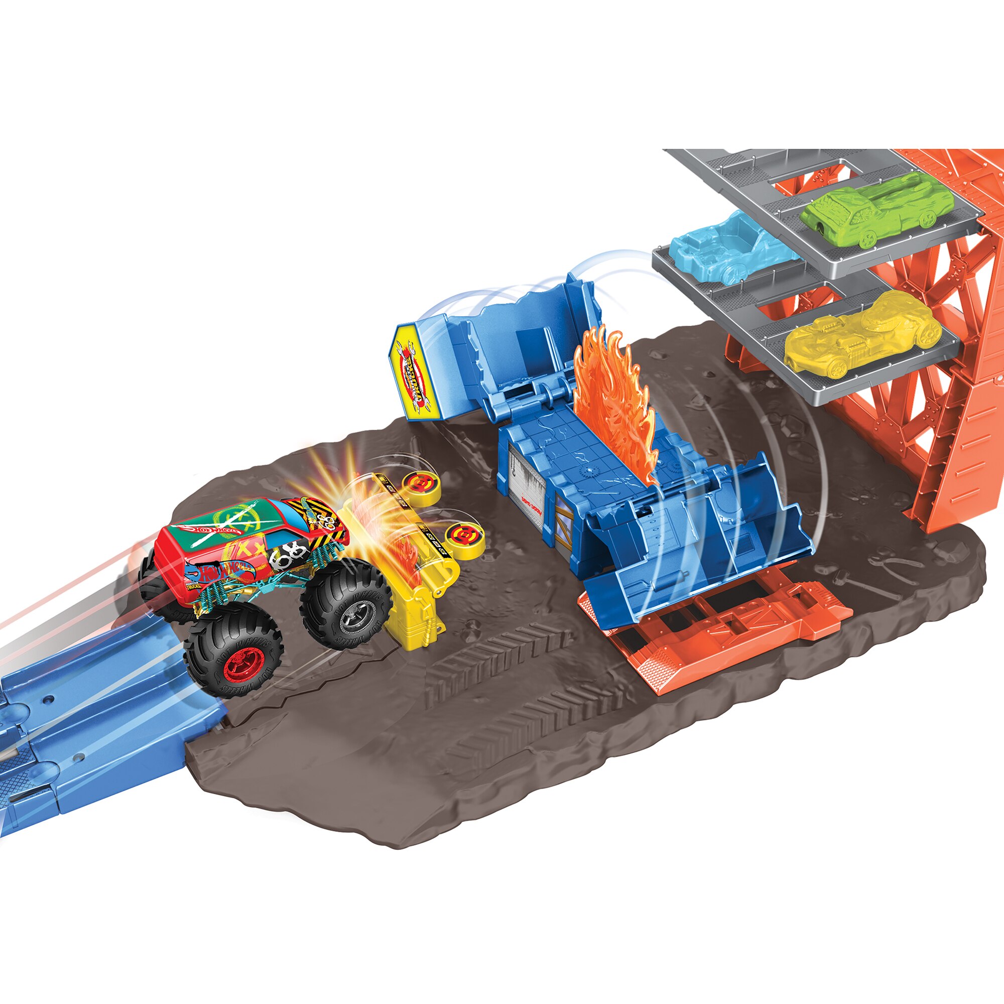 Set De Joaca Hot Wheels Monster Trucks Blast Station EMAG Ro