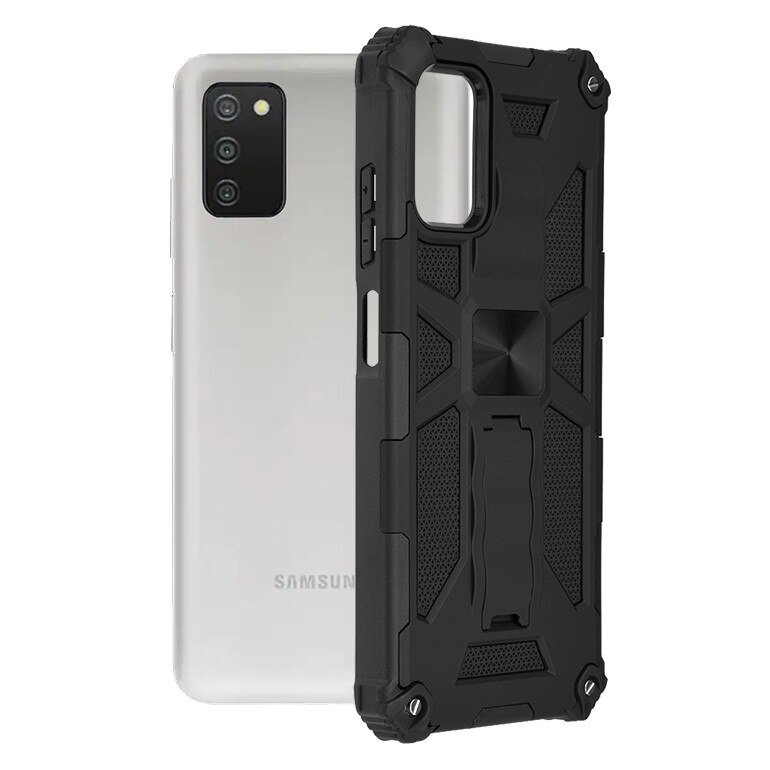 Husa Armor Pentru Samsung Galaxy A03s Atlantic Blazor Negru EMAG Ro