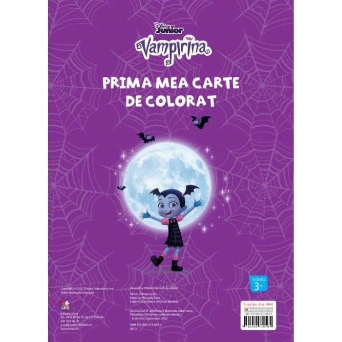 Disney Junior Vampirina Prima Mea Carte De Colorat Emag Ro