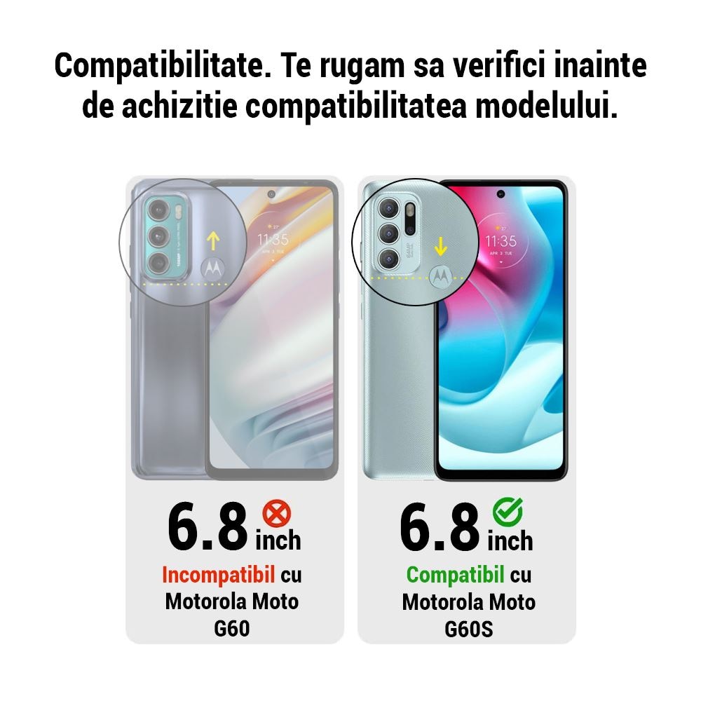 Folie Ecran 3MK HardGlass Max Lite Pentru Motorola Moto G60s Full