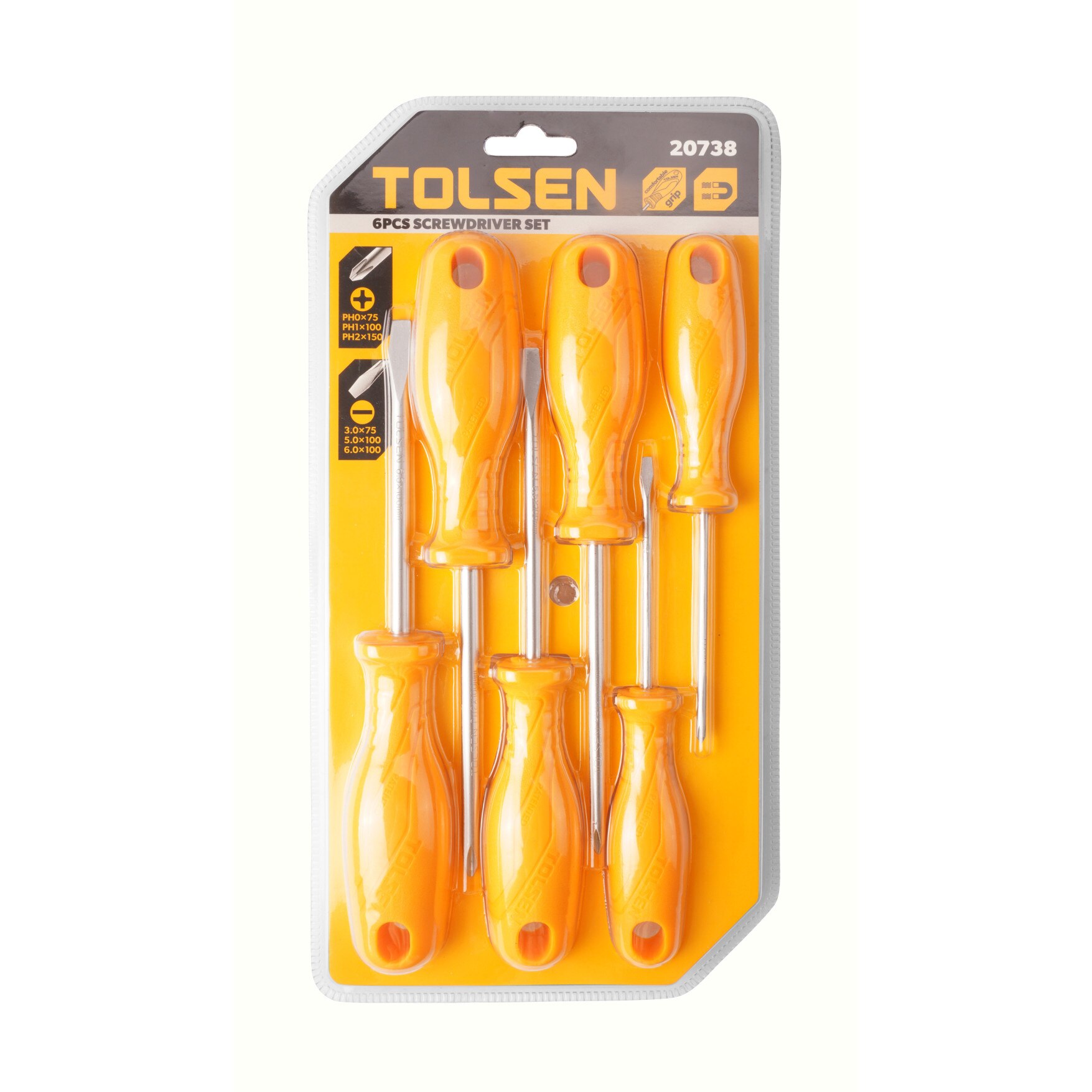 Set De Surubelnite 6 Buc Magnetic Tolsen EMAG Ro