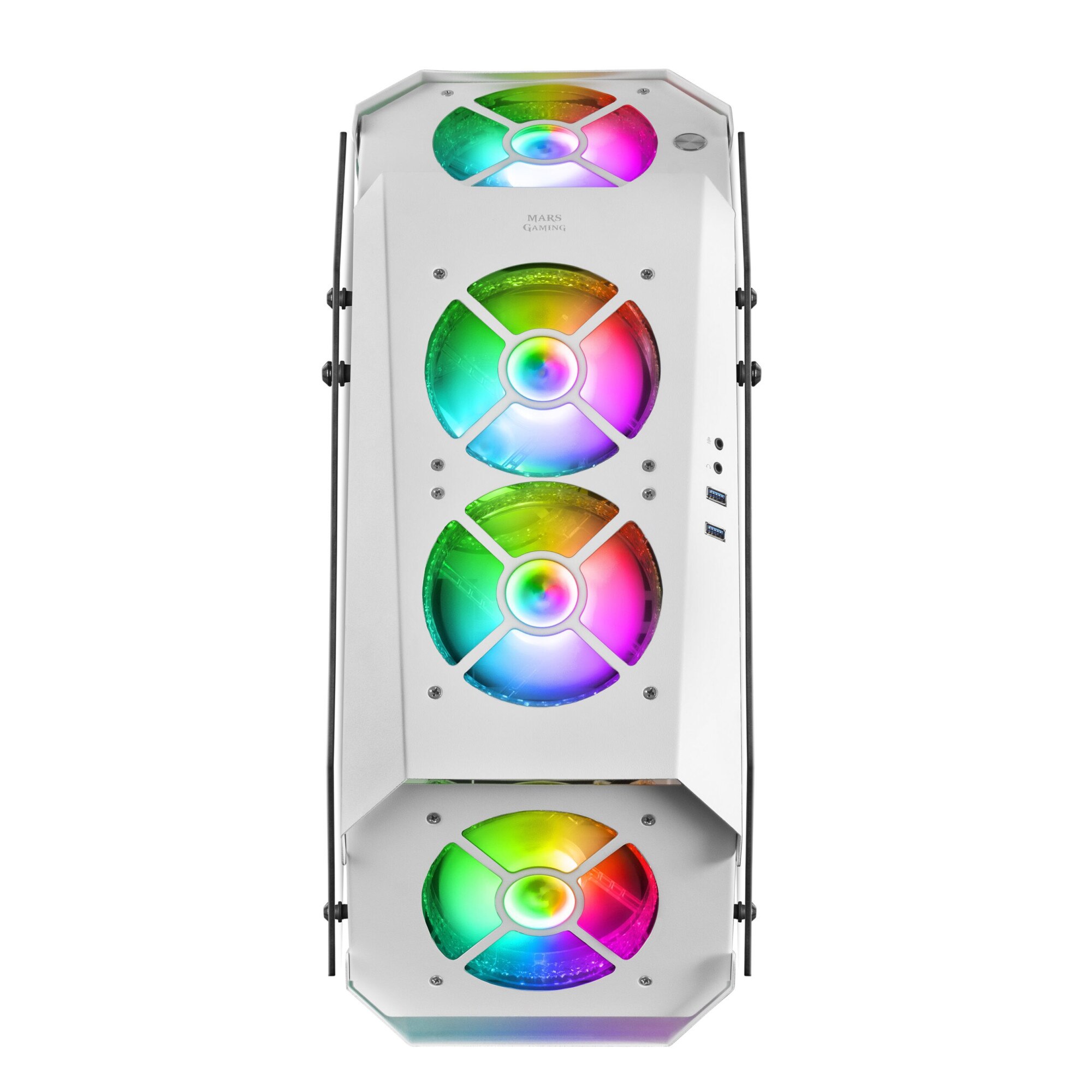 Sistem Desktop Pc Gaming Grt Mc White Rgb Cu Procesor Intel Core I