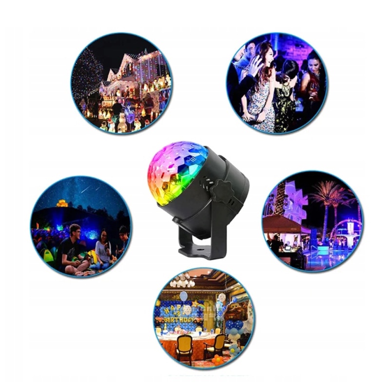 Projektor Disco Sphere Disco Led Rgb T Vir Ny T Fekete Emag Hu