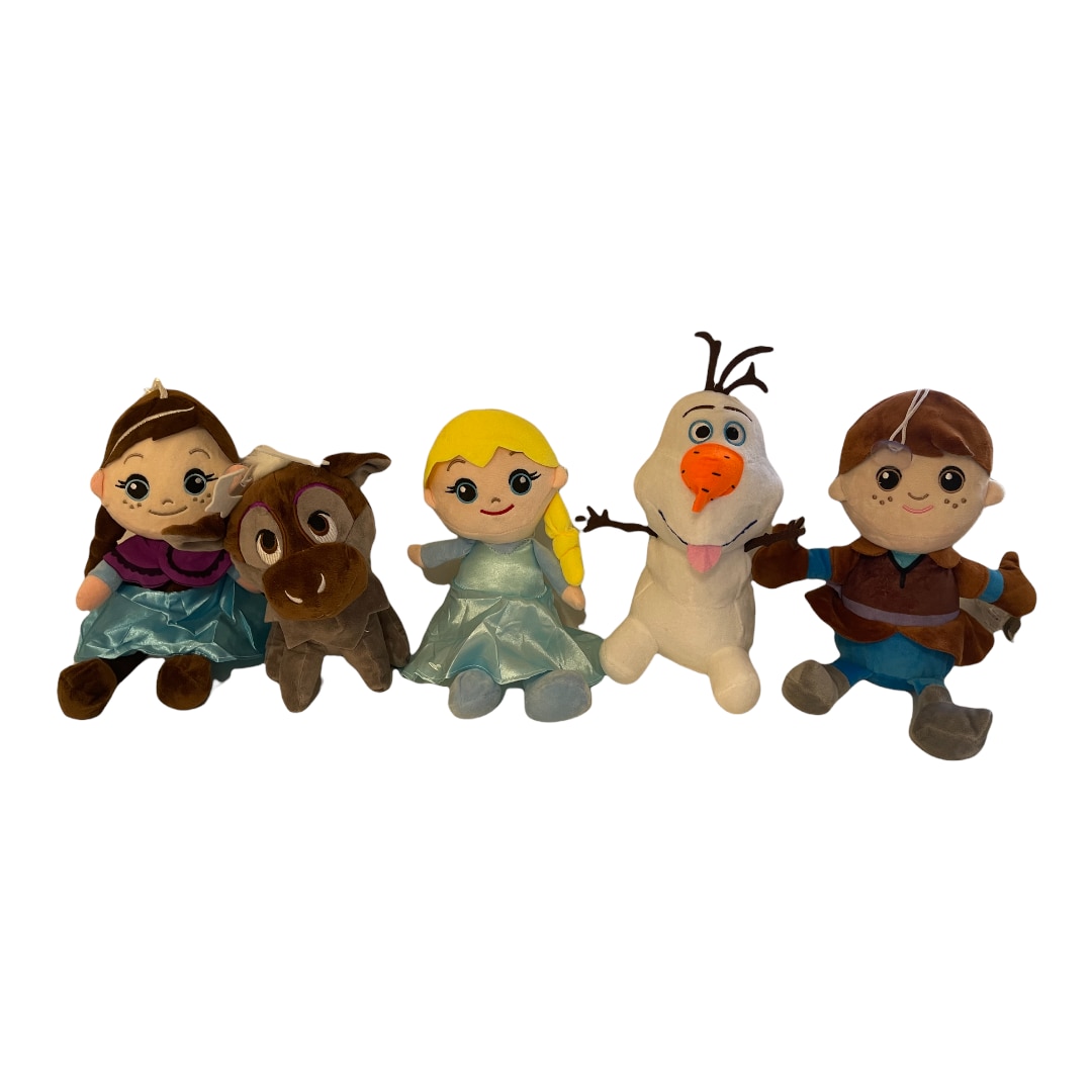 Set 5 Mascote Din Frozen Regatul De Gheata Din Plus 20 Cm EMAG Ro