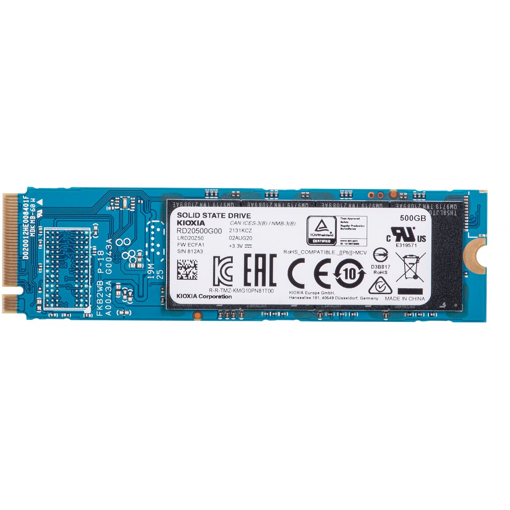 SSD диск Kioxia EXCERIA PLUS G2 M 2 500GB PCI Express 3 1a BiCS