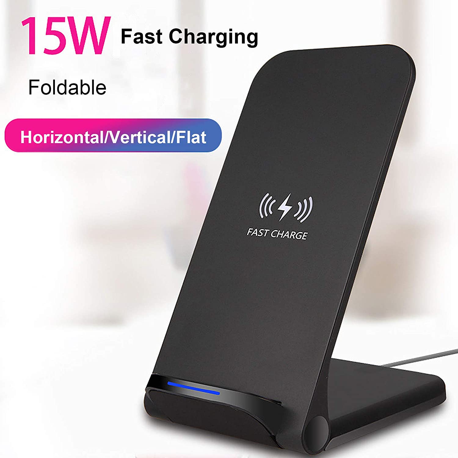 Incarcator Wireless Herowen W Fast Charge Pliabil Negru Emag Ro