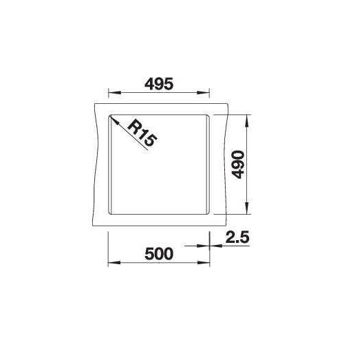 Chiuveta Blanco Dalago Din Granit O Cuva X X Mm Placa De