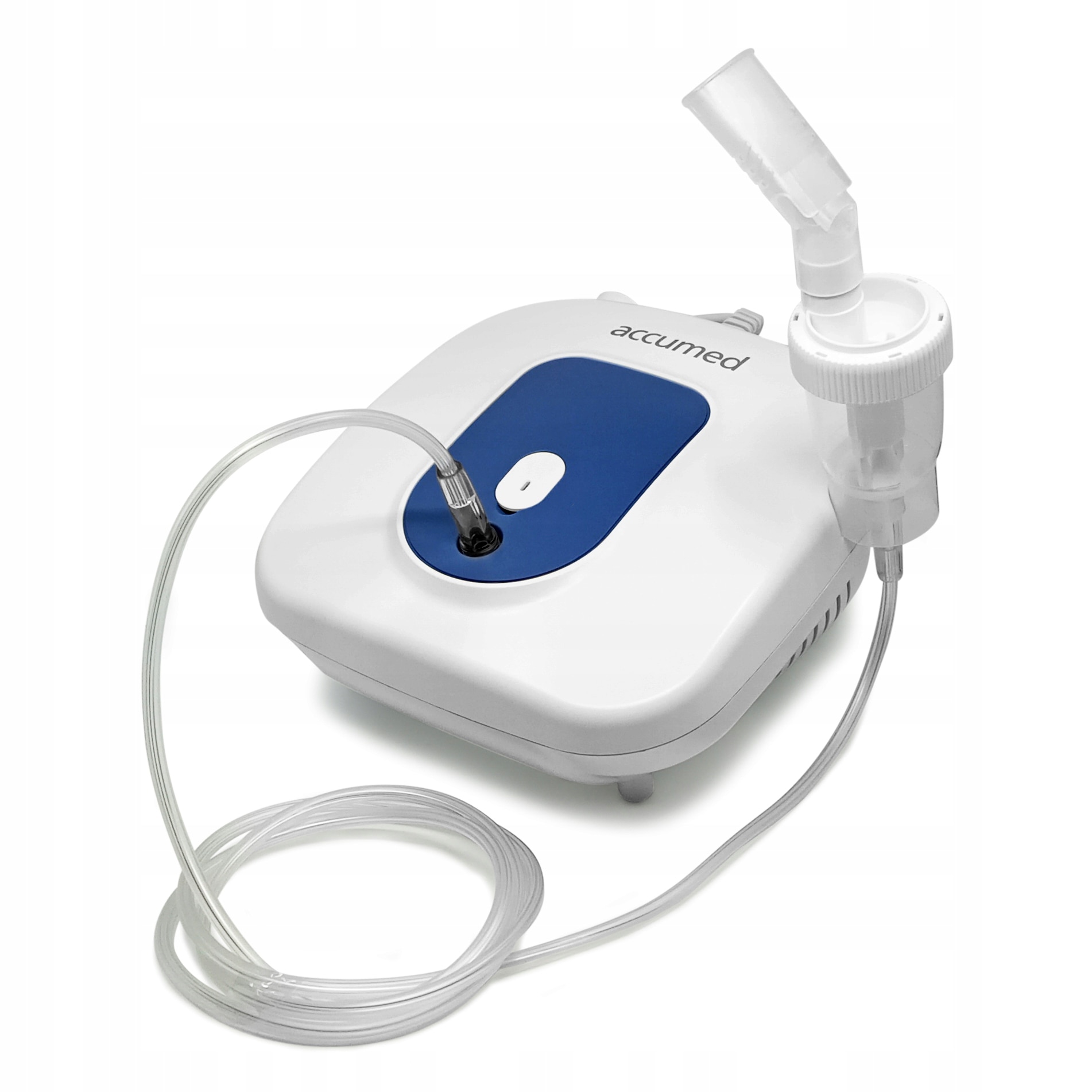 Aparat Aerosoli Accumed Masca Adult Copil Inhalator Nebulizator Alb